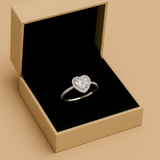 Anillo Corazon de plata